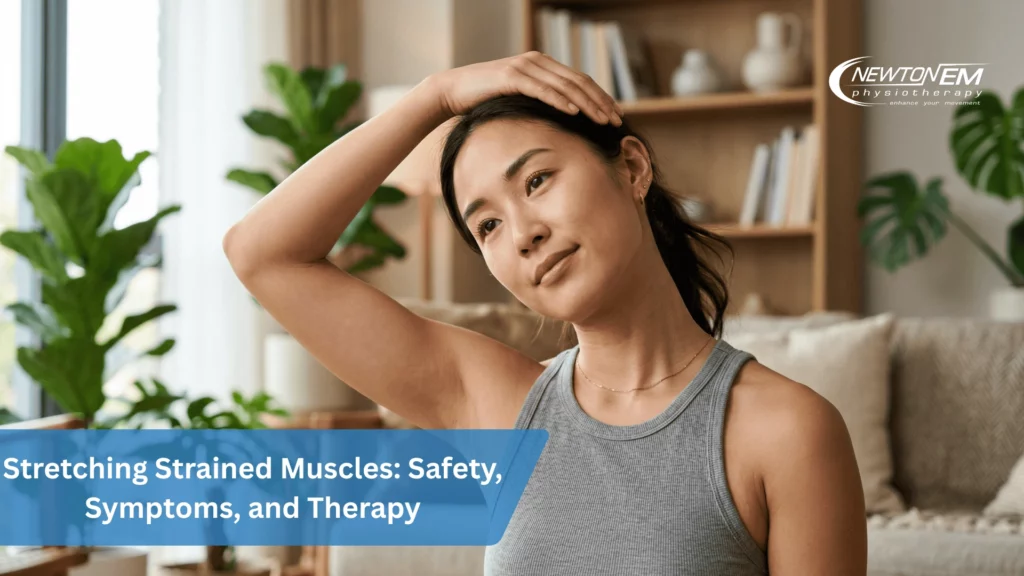 Stretching Strained Muscles: Safety, Symptoms, and Therapy